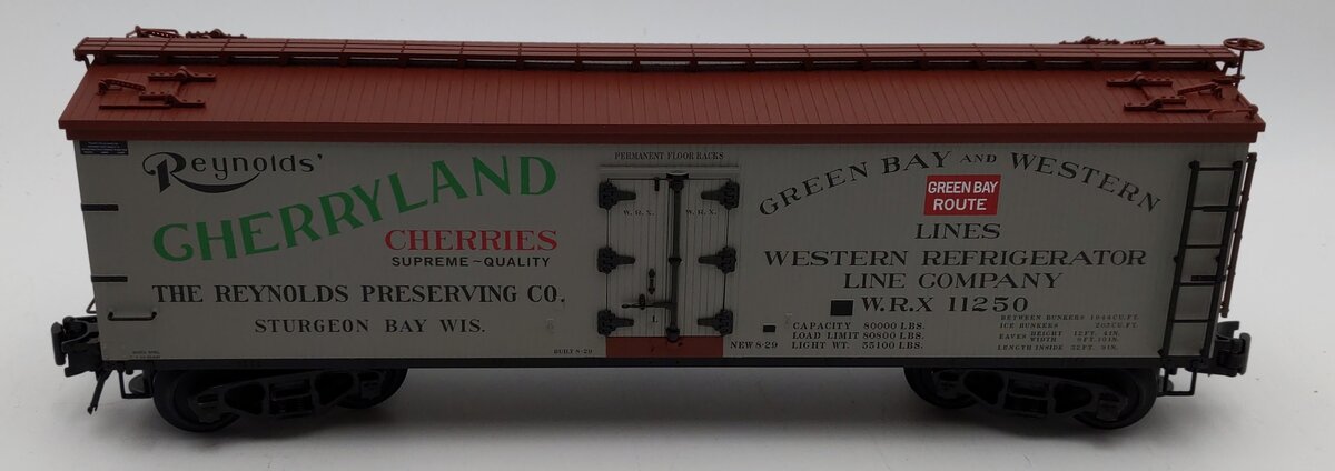 Atlas 6745-1 O Gauge Cherryland 40' Refrigerator Car #11250 NIB