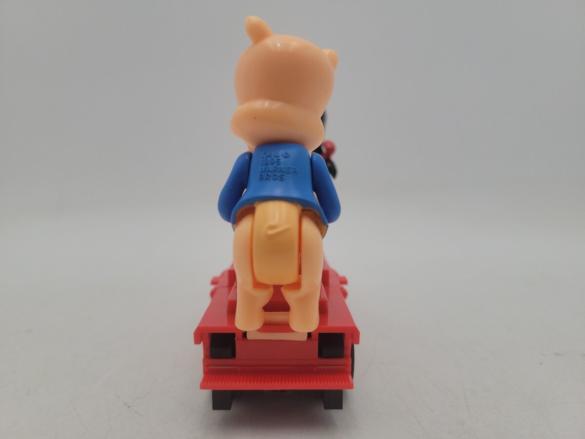 Lionel 6-18434 O Gauge Porky & Petunia Operating Handcar EX/Box