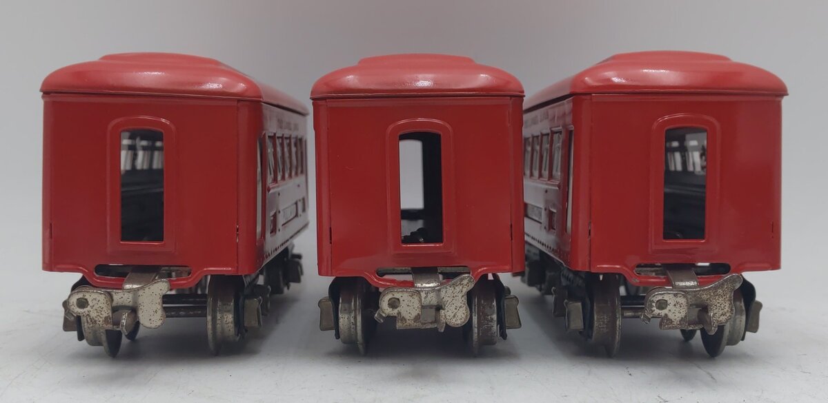 Lionel Vintage O Gauge Repainted Tinplate Passenger Cars: 603, 603, 604 [3]