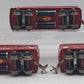 Lionel Vintage O Gauge Repainted Tinplate Passenger Cars: 603, 603, 604 [3]