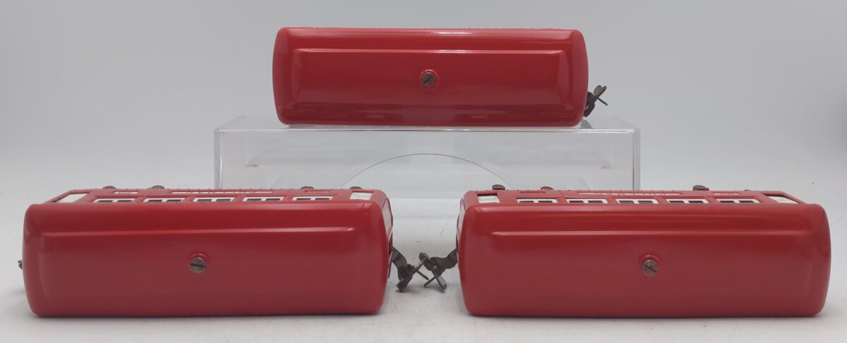 Lionel Vintage O Gauge Repainted Tinplate Passenger Cars: 603, 603, 604 [3]