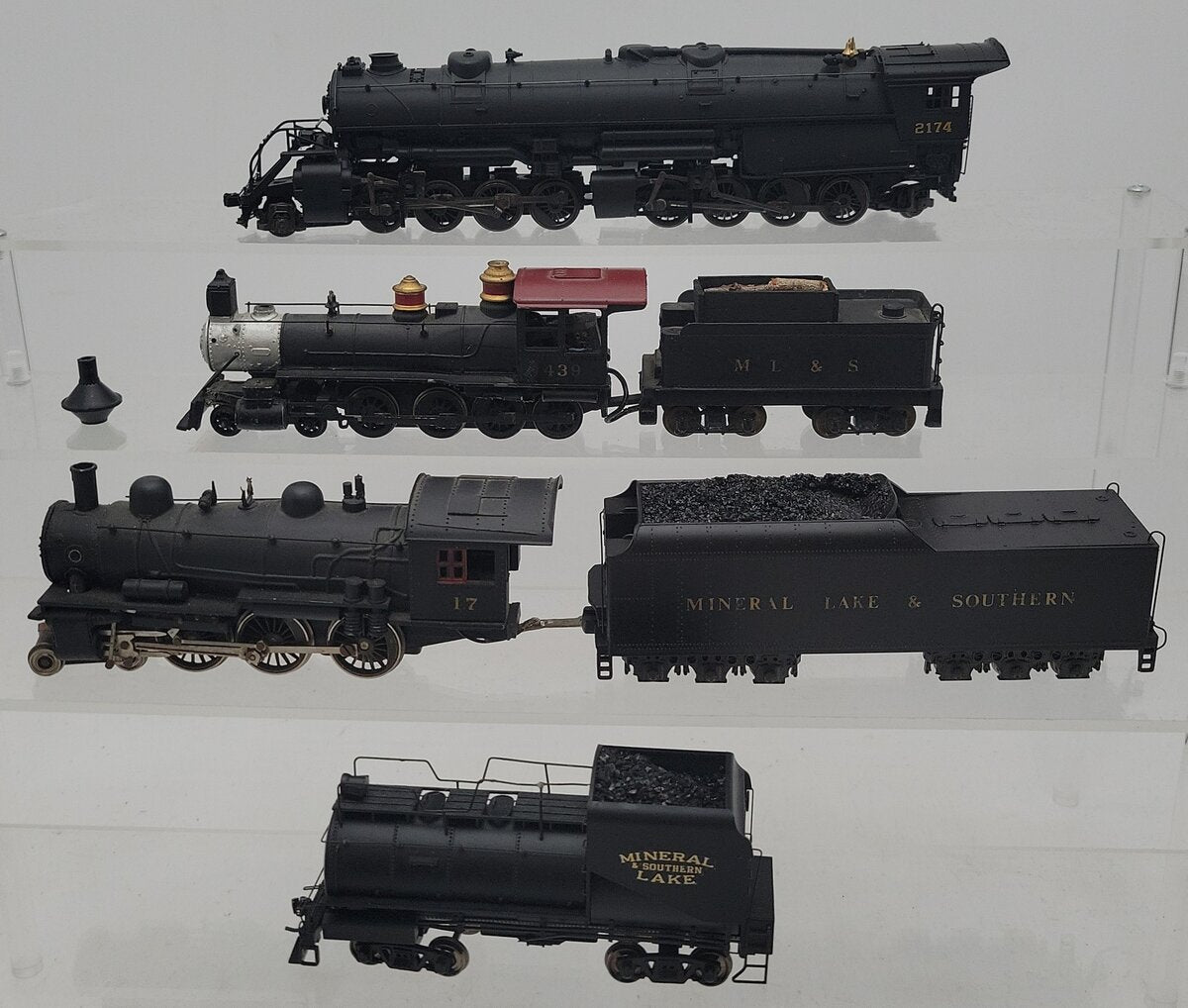 Rivarossi & Other HO ML&S Assorted Steam Locomotives #439,17,2174 [5] VG