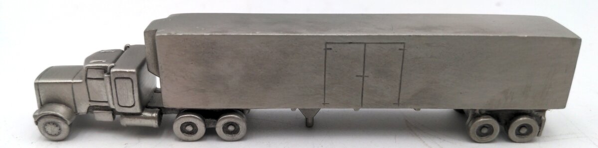 RawCliffe Pewter Semi-Truck & Trailer 1983 CAT EX