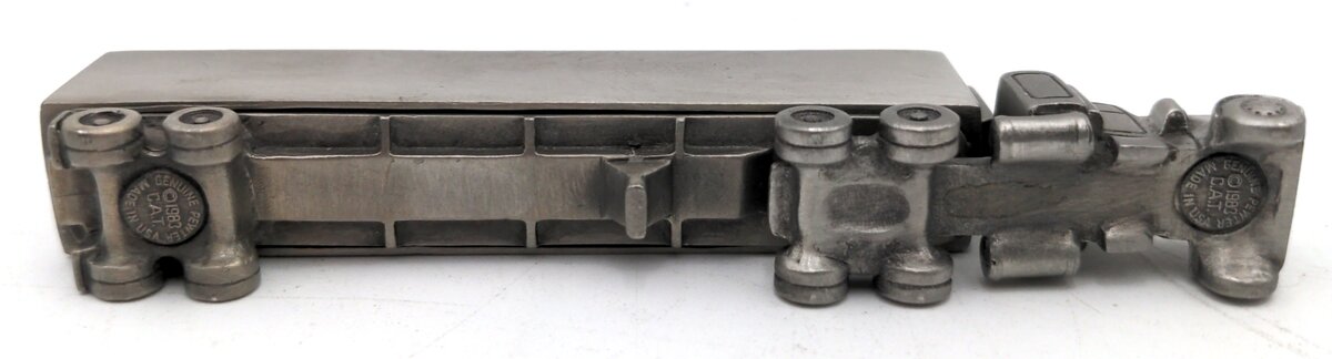 RawCliffe Pewter Semi-Truck & Trailer 1983 CAT EX