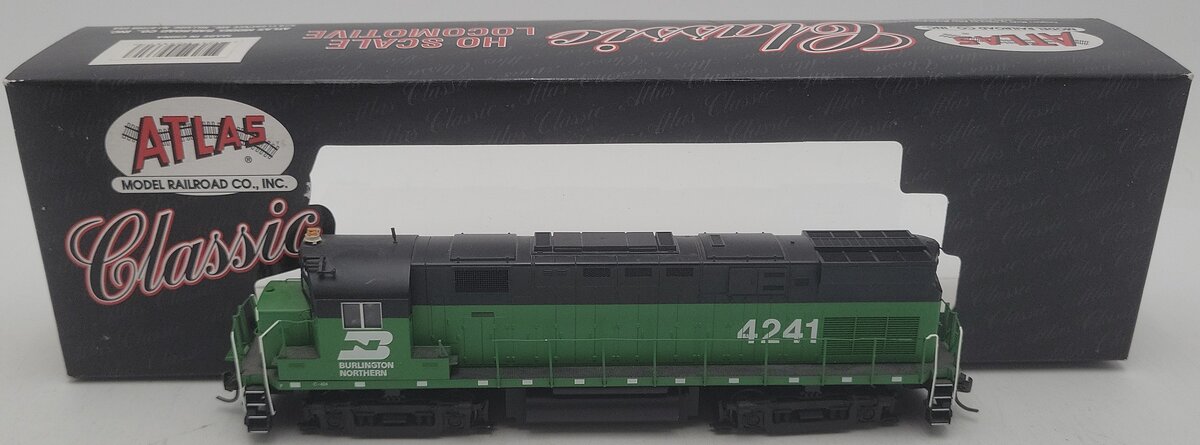 Atlas 9331 HO Scale Burlington Northern Alco C-424 Powered Diesel Loco #4241 EX/Box