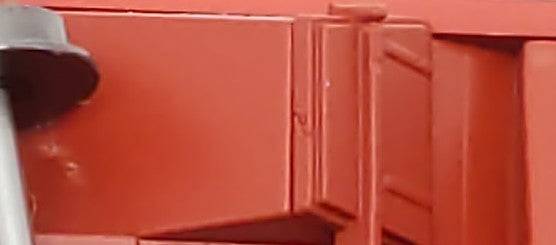 Bluford Shops 14670 N Scale Santa Fe 14-Panel Rib Side 3-Bay Hopper Car #80693 EX/Box