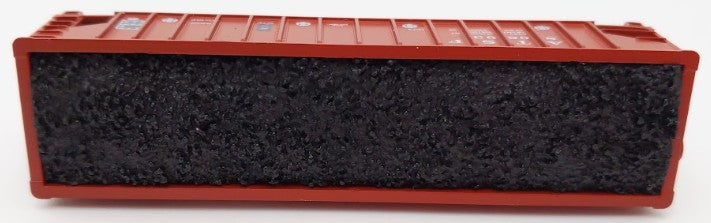 Bluford Shops 14670 N Scale Santa Fe 14-Panel Rib Side 3-Bay Hopper Car #80693 EX/Box