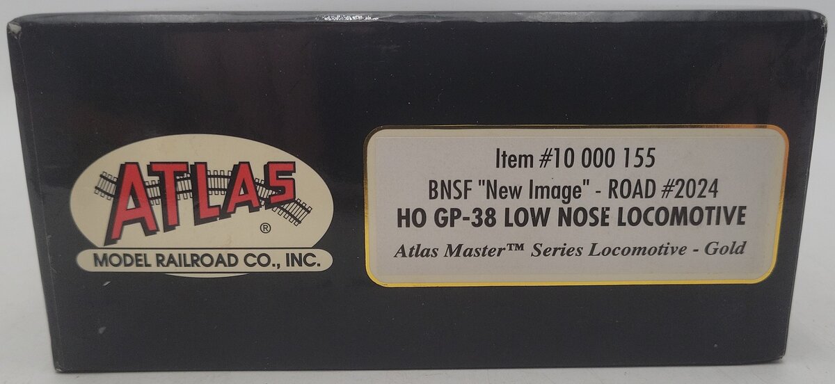 Atlas 10000155 HO BNSF "New Image" HO GP-38 Low Nose Diesel Locomotive #2024 EX/Box