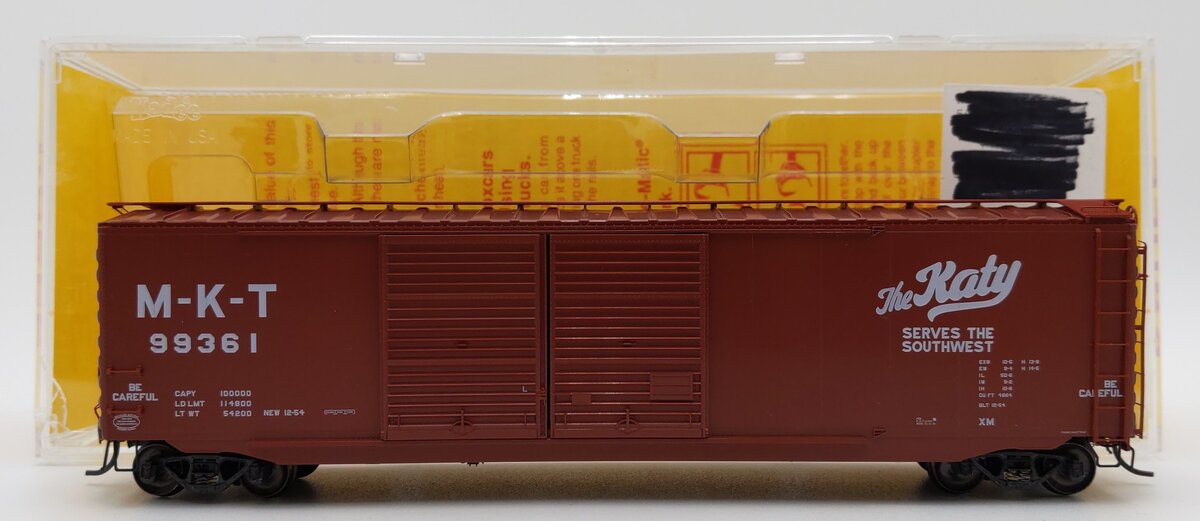 Kadee 6506 HO M-K-T 50' PS-1 Boxcar w/ Scale Coupler #99361 EX/Box