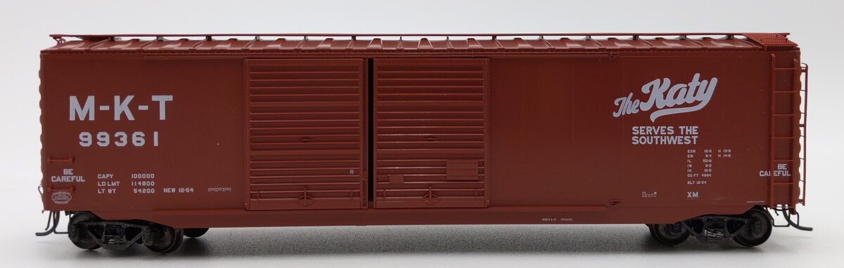Kadee 6506 HO M-K-T 50' PS-1 Boxcar w/ Scale Coupler #99361 EX/Box