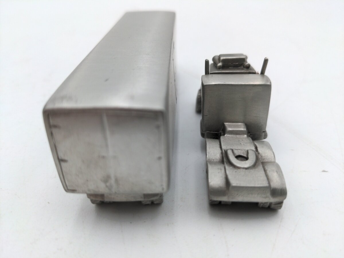 RawCliffe Pewter Semi-Truck & Trailer VG