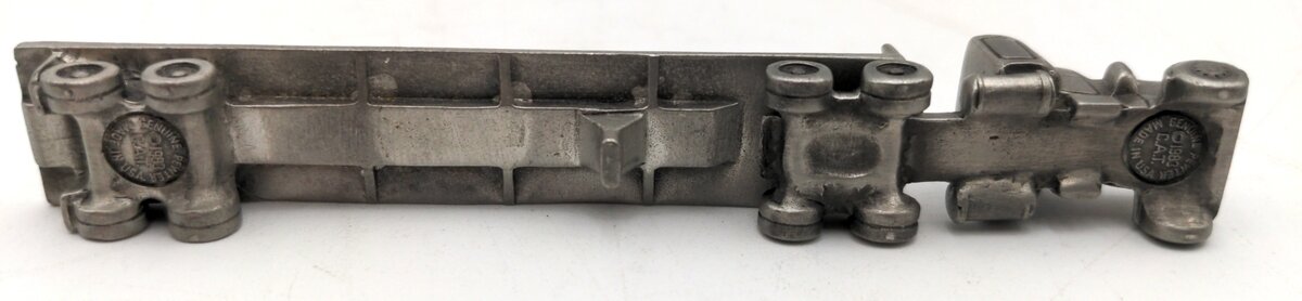 RawCliffe Pewter Semi-Truck & Flat-Bed Trailer VG