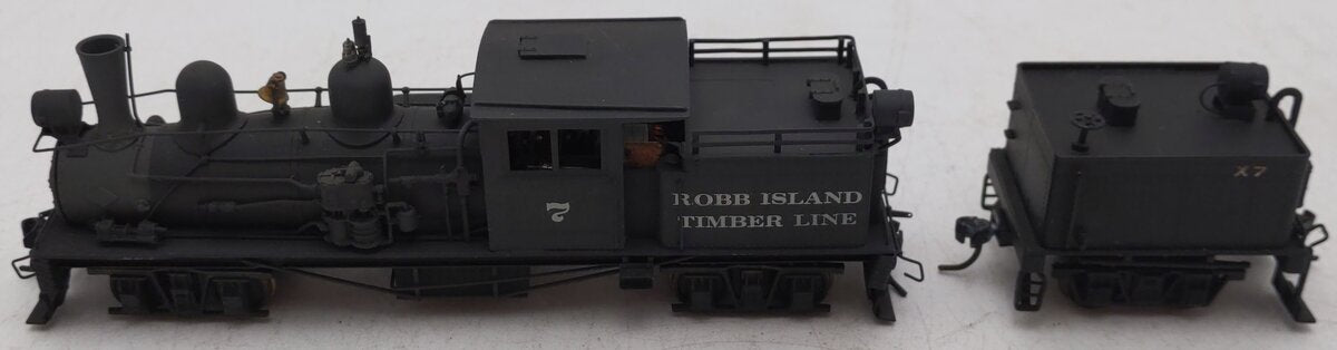 United Models HO Scale Brass Robb Island Timber Shay Steam Locomotive & Tender/Box