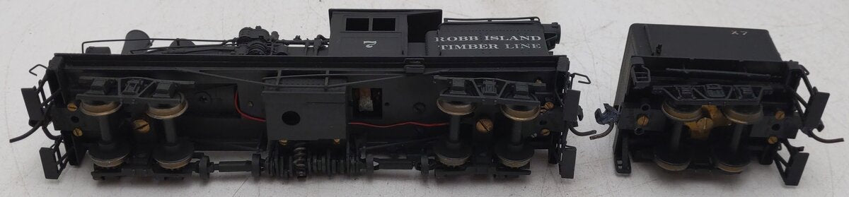 United Models HO Scale Brass Robb Island Timber Shay Steam Locomotive & Tender/Box
