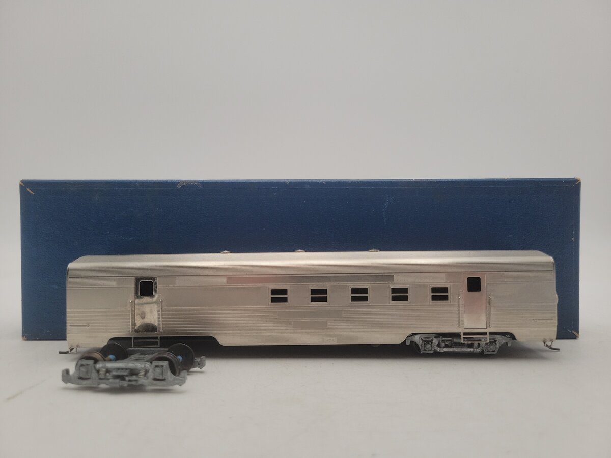 Lambert 861 BRASS HO Nickel-Plated AT&SF RPO Passenger Car VG/Box