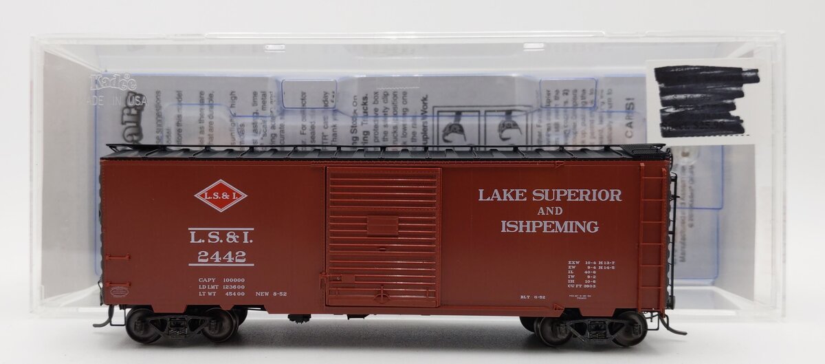 Kadee 5008 HO Lake Superior & Ishpeming Boxcar #2442 EX/Box