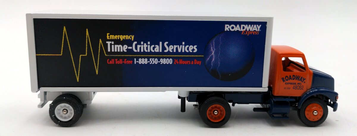 Winross 48062 1:64 Scale Diecast Roadway Express Time Critical Tractor & Trailor NIB