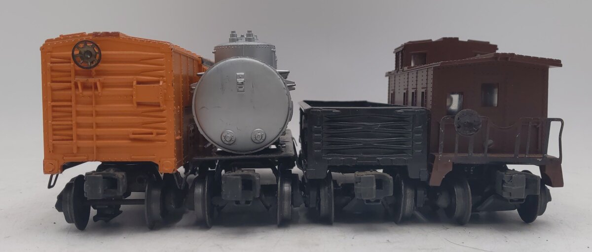 Lionel Vintage O Gauge Freight Cars: X2454, 6465, 1002, 6017 [4] VG