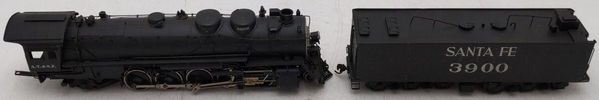 Tenshodo HO BRASS Santa Fe 2-10-2 Steam Loco & Tender #3900 VG/Box