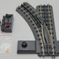 MTH 40-1005 O31 RealTrax Nickel Silver Left Hand Remote Switch Turnout  EX/Box