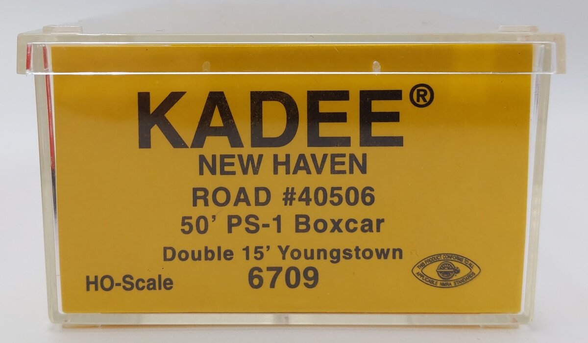 Kadee 6709 HO New Haven 50' PS-1 Double 15' Door Boxcar #40506 EX/Box