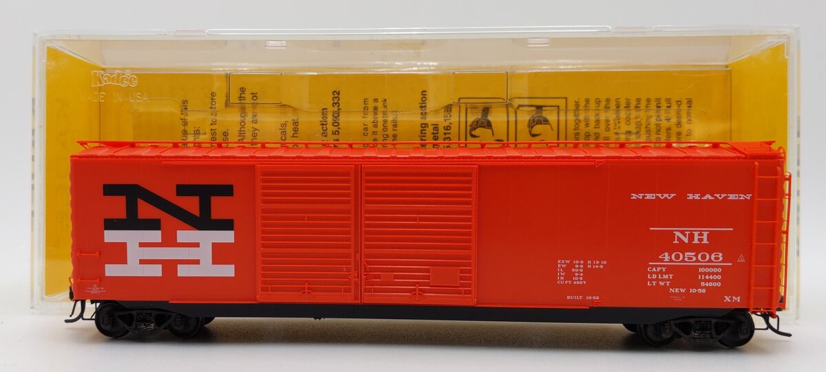 Kadee 6709 HO New Haven 50' PS-1 Double 15' Door Boxcar #40506 EX/Box