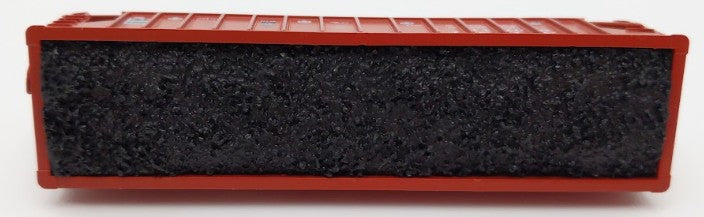 Bluford Shops 14678 N Scale Santa Fe 14-Panel Rib Side 3-Bay Hopper Car #80741 EX/Box