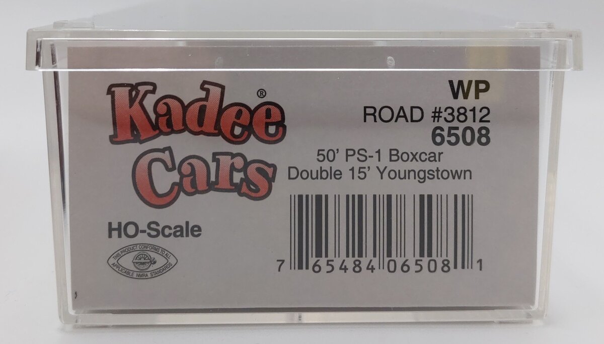 Kadee 6508 HO Western Pacific 50' PS-1 Boxcar #3812 EX/Box
