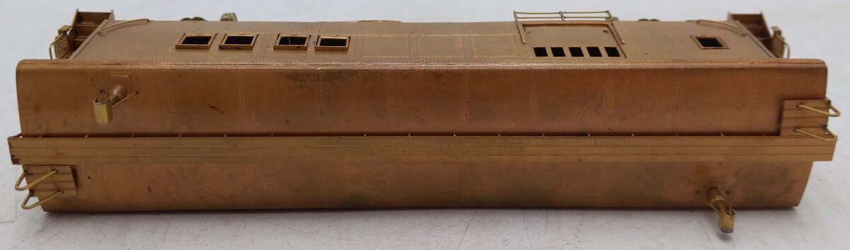 Hallmark Models Unpainted HO BRASS ATSF Drover's Painted Caboose - Unpainted EX/Box