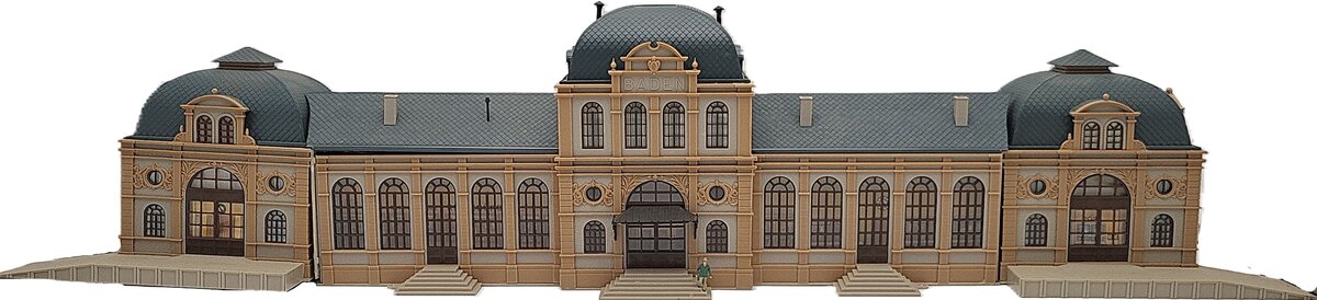 Vollmer 3560 HO Scale Bahnhof "Baden-Baden'' Model Building Station EX/Box