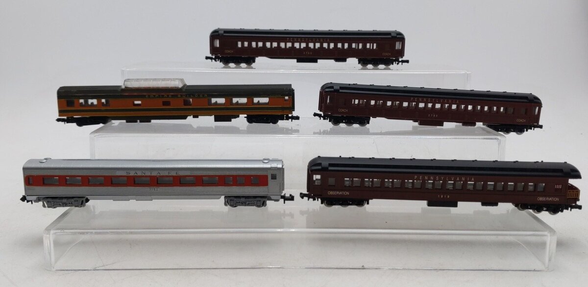 Con-Cor & Other Assorted N Scale Passenger Cars [5] LN