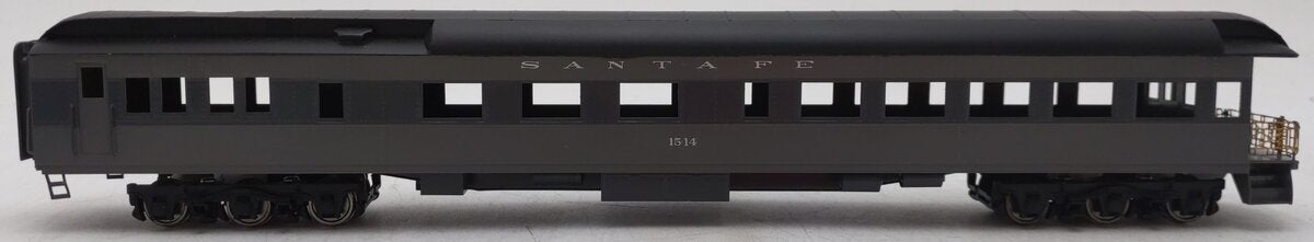 Lambert HO Scale Brass Santa Fe Observation Car #1514 VG/Box