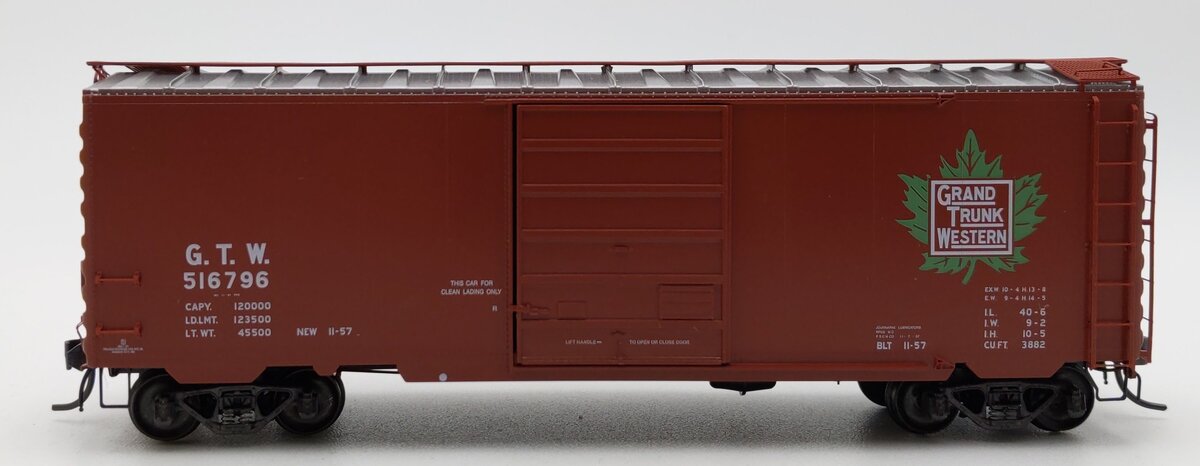 Kadee 5231 HO Scale Grand Trunk Western 40' PS-1 Boxcar #516796 EX/Box