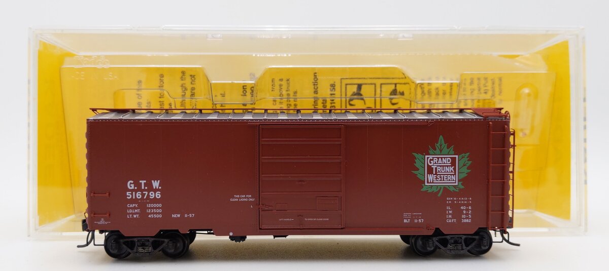 Kadee 5231 HO Scale Grand Trunk Western 40' PS-1 Boxcar #516796 EX/Box