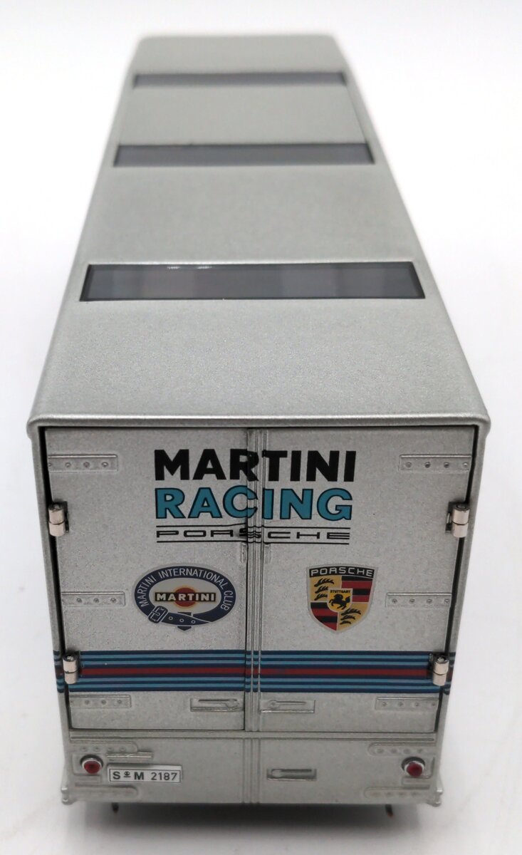 Premium ClassiXXs 1:43 Mercedes Benz O 317 K Martini Racing Car Transport Van NEW