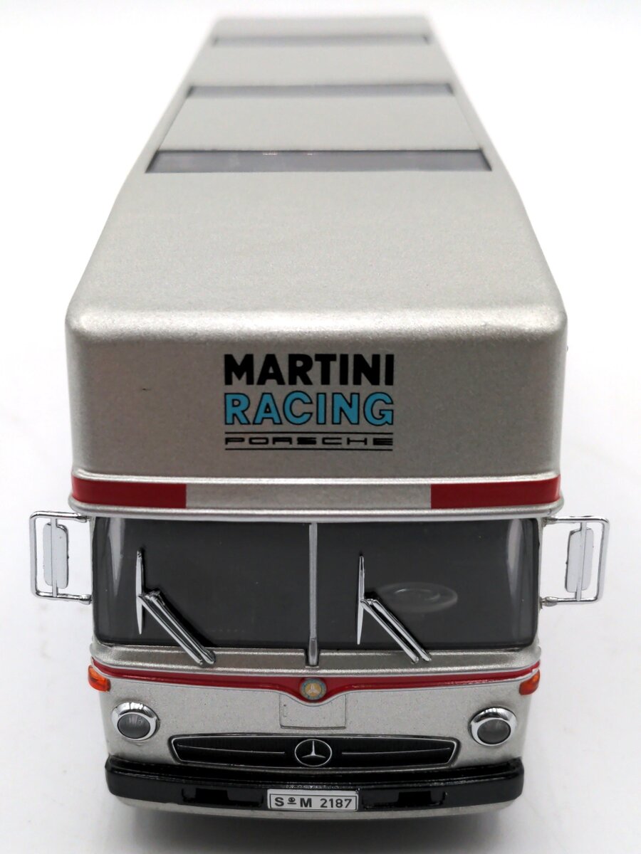 Premium ClassiXXs 1:43 Mercedes Benz O 317 K Martini Racing Car Transport Van NEW