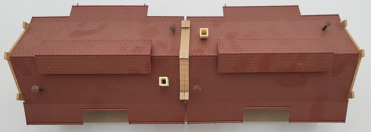 Vollmer 20303 HO Scale Track Side Warehouse - Assembled EX