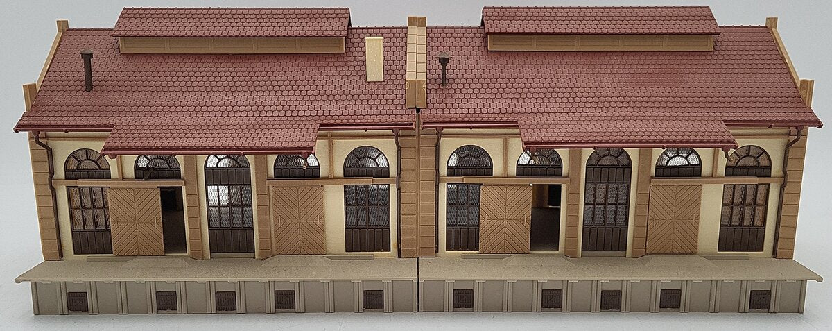 Vollmer 20303 HO Scale Track Side Warehouse - Assembled EX