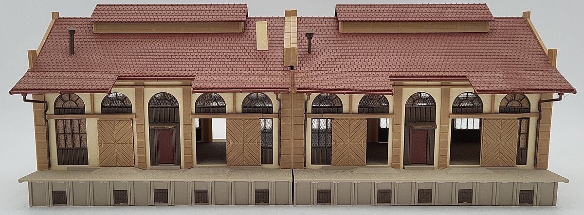 Vollmer 20303 HO Scale Track Side Warehouse - Assembled EX