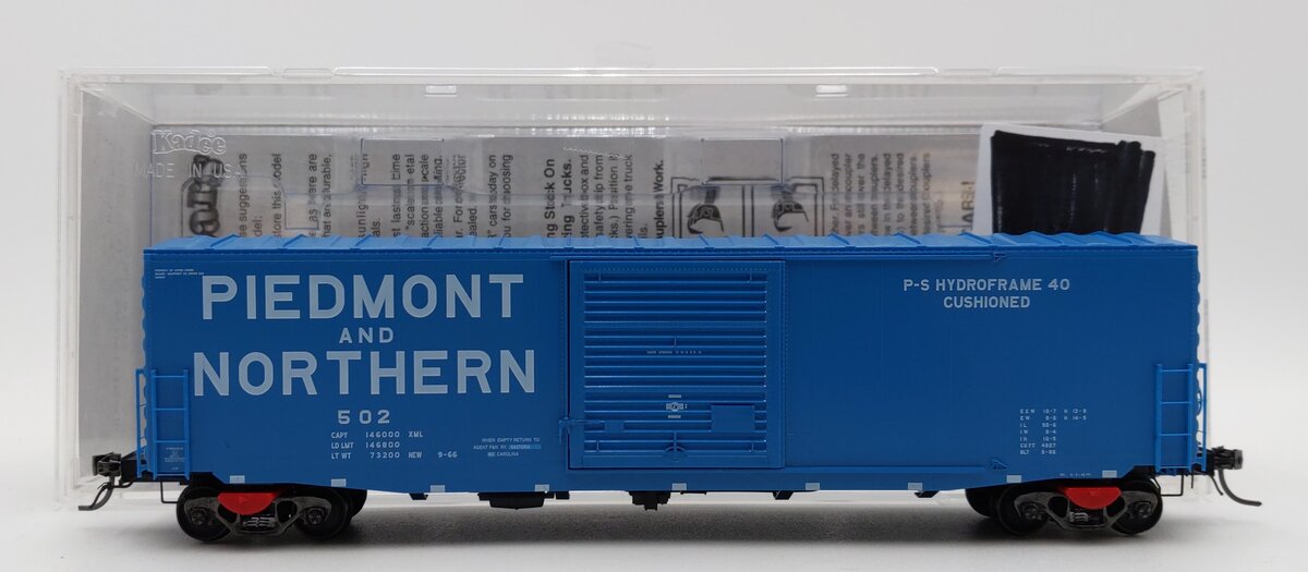 Kadee 6331 HO Scale Piedmont & Northern 50' PS-1 Boxcar #502 EX/Box