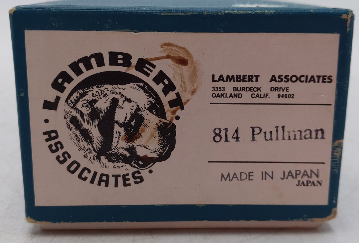 Lambert 814 HO Brass Pullman Passenger Car - unpainted EX/Box