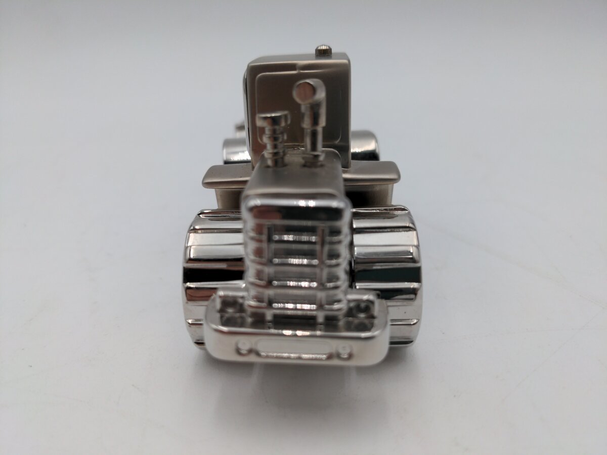 Sanis Enterprises Silver Loader Quartz Desk Clock EX
