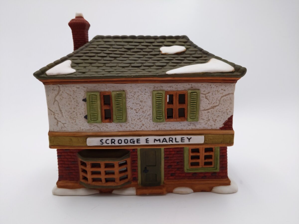 Dept 56 6500-5 Dickens Village: Scrooge & Marley House EX/Box