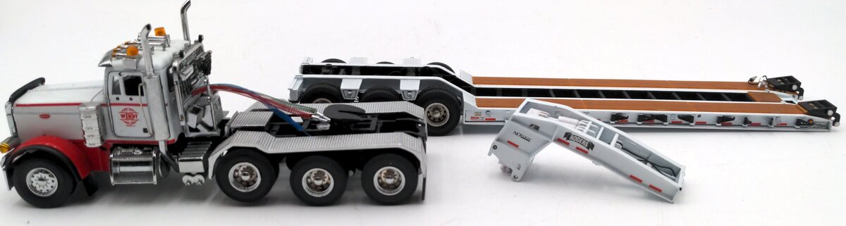 Sword Models SW2027-WEN 1:50 Scale Diecast 379 Day Cab w/ Rogers Lowboy Trailer VG