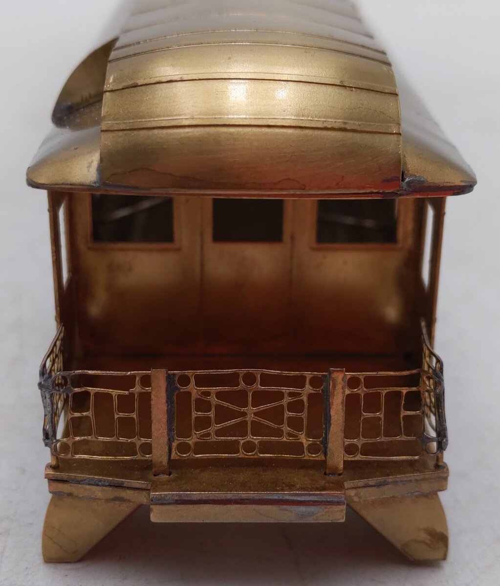 Lambert 800 HO Scale BRASS Observation Car - Unpainted EX/Box