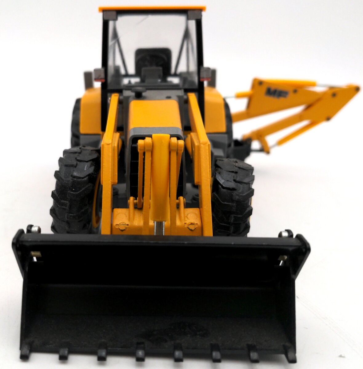 Conrad 2955 1:35 Scale Diecast Massey Ferguson 860 Backhoe Loader VG