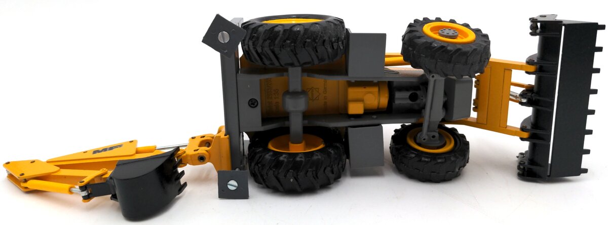 Conrad 2955 1:35 Scale Diecast Massey Ferguson 860 Backhoe Loader VG