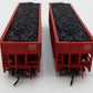 Bluford Shops 14062 N Scale Santa Fe 14-Panel 70-Ton 3-Bay Hopper Car 2 Pack