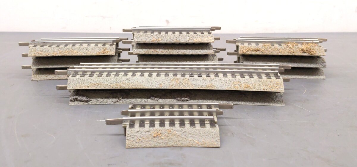 Lionel O Assorted Straight/Curved Track Sections: 6-12025, 6-81250, 6-16835 [13] VG