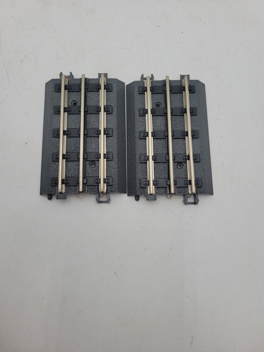 MTH O Gauge Assorted Straight Track and Crossover  [8] EX
